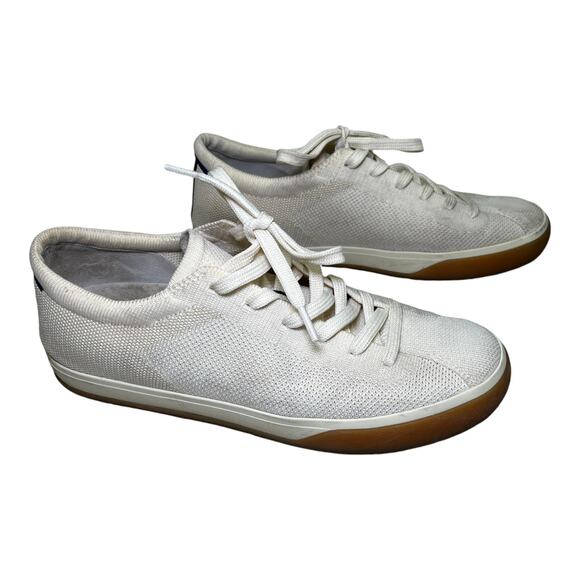Rothy's The Lace Up Sneaker in Blonde Off White Size 8.5 - Picture 1 of 6